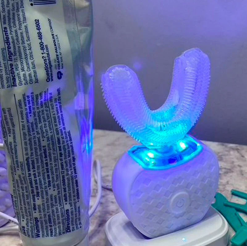 Periuță de Dinți Electrică Sonică în Formă de U