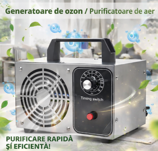 Generator de Ozon NEWTECH, 20000 mg/h, portabil, cu cronometru 60 min, 20, 5x13, 5x13cm
