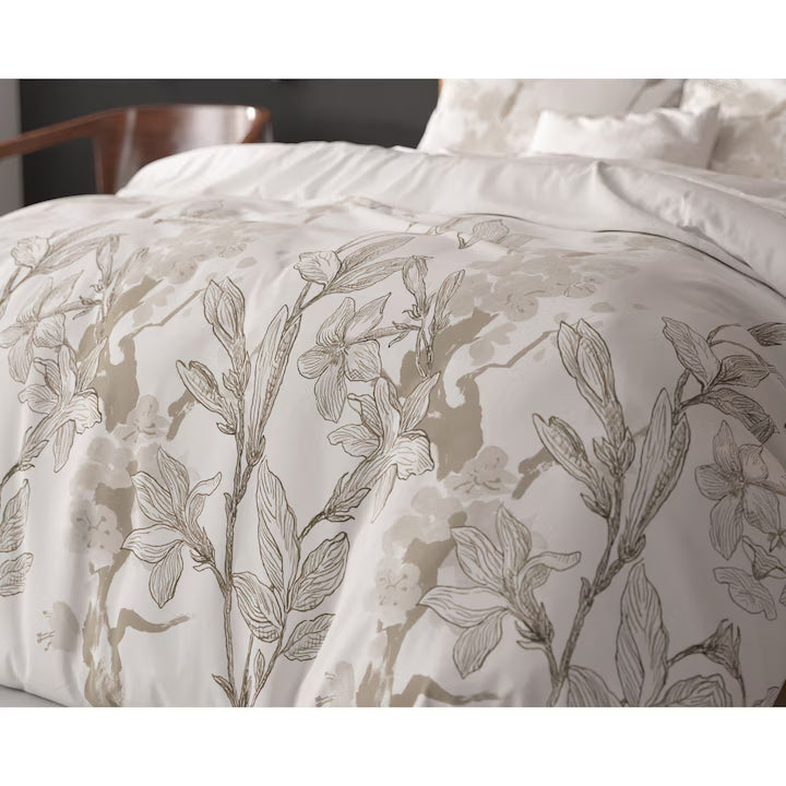 Lenjerie de pat, Sleeptime, pentru 1 persoana, Alba.Bumbac, 140x220 cm