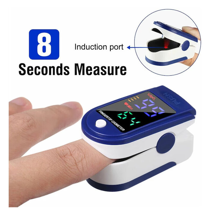 Pulsoximetru profesional pentru deget, masurare SpO2 si puls, afisaj OLED, utilizare medicala