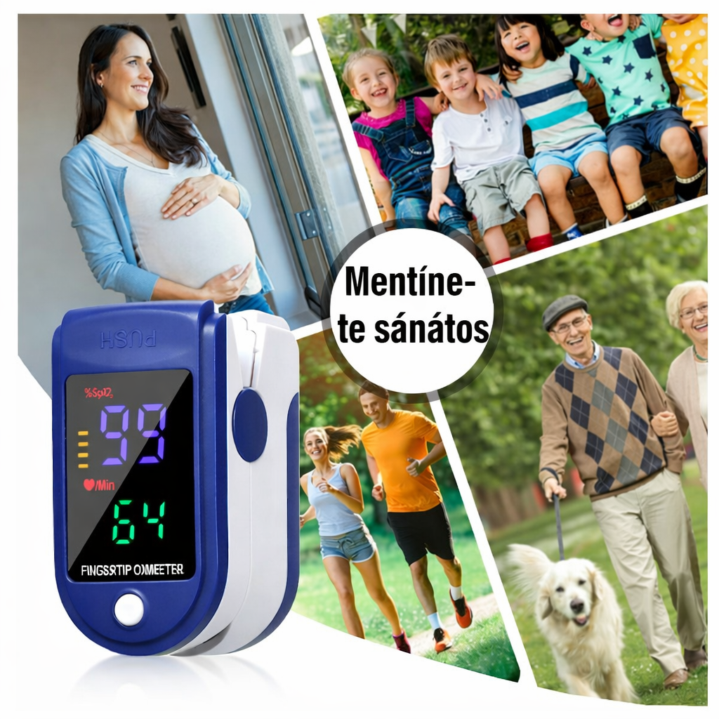 Pulsoximetru profesional pentru deget, masurare SpO2 si puls, afisaj OLED, utilizare medicala