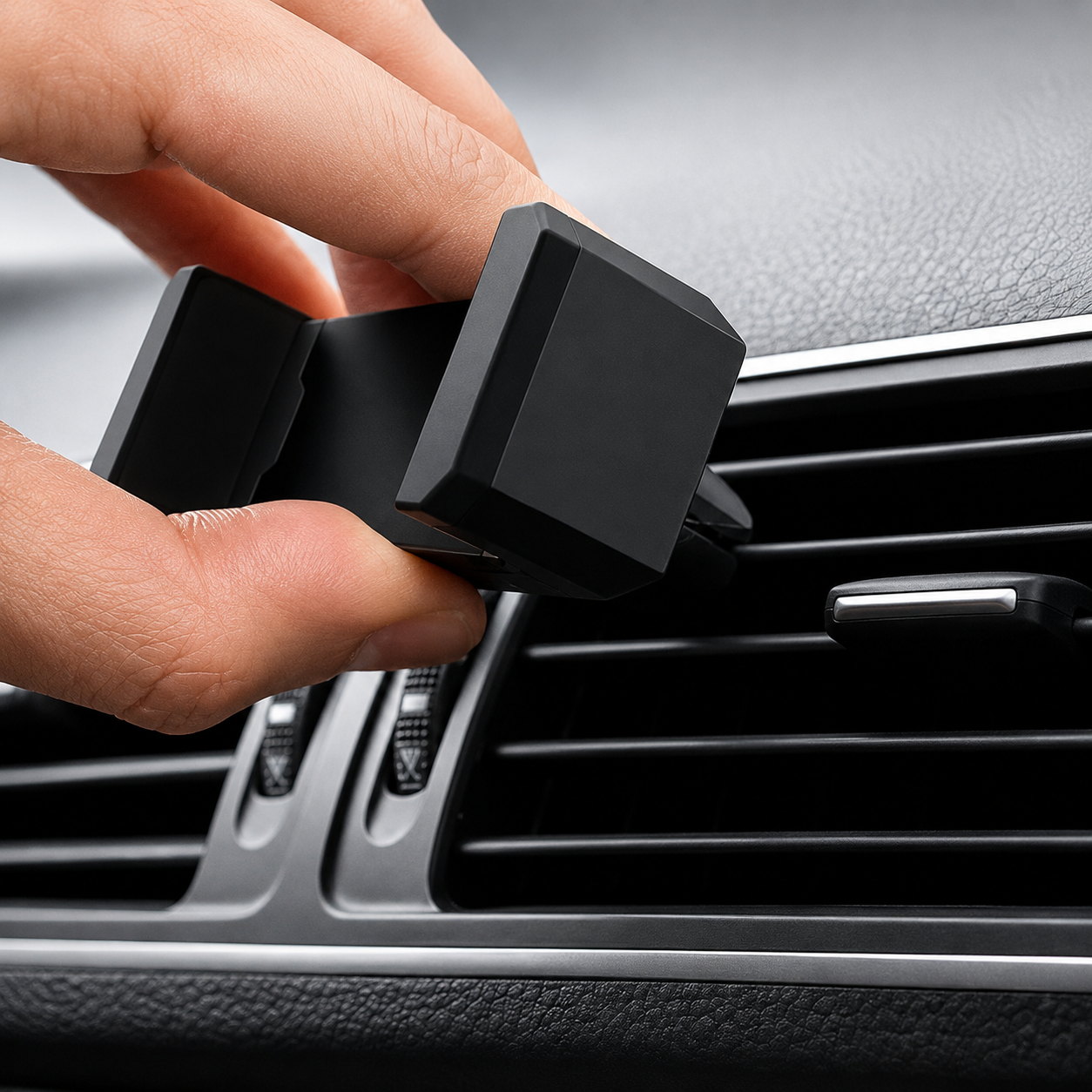 Tekmee Suport Telefon Auto pentru Grila Ventilatie, Prindere Universala, Deschidere 12 cm