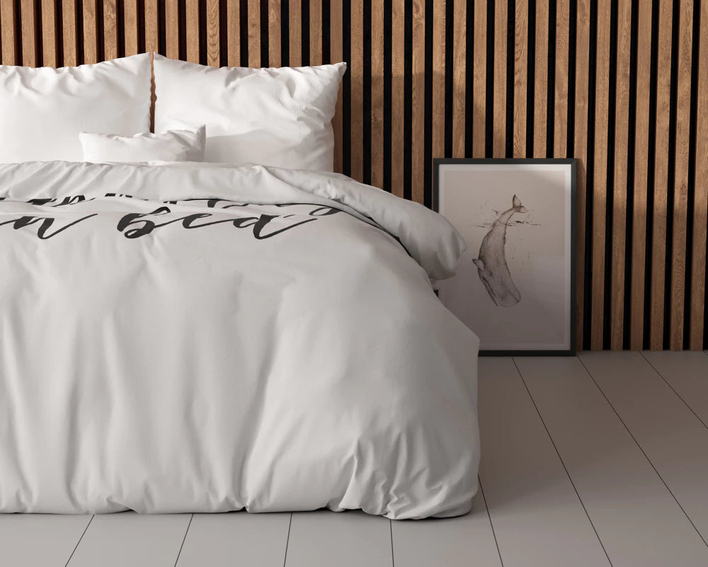 Lenjerie de pat, Sleeptime Essentials Namastay Alba 200 x 200/220 cm, 100% Microfibra, 1 Fata de Perna, Anti-alergic