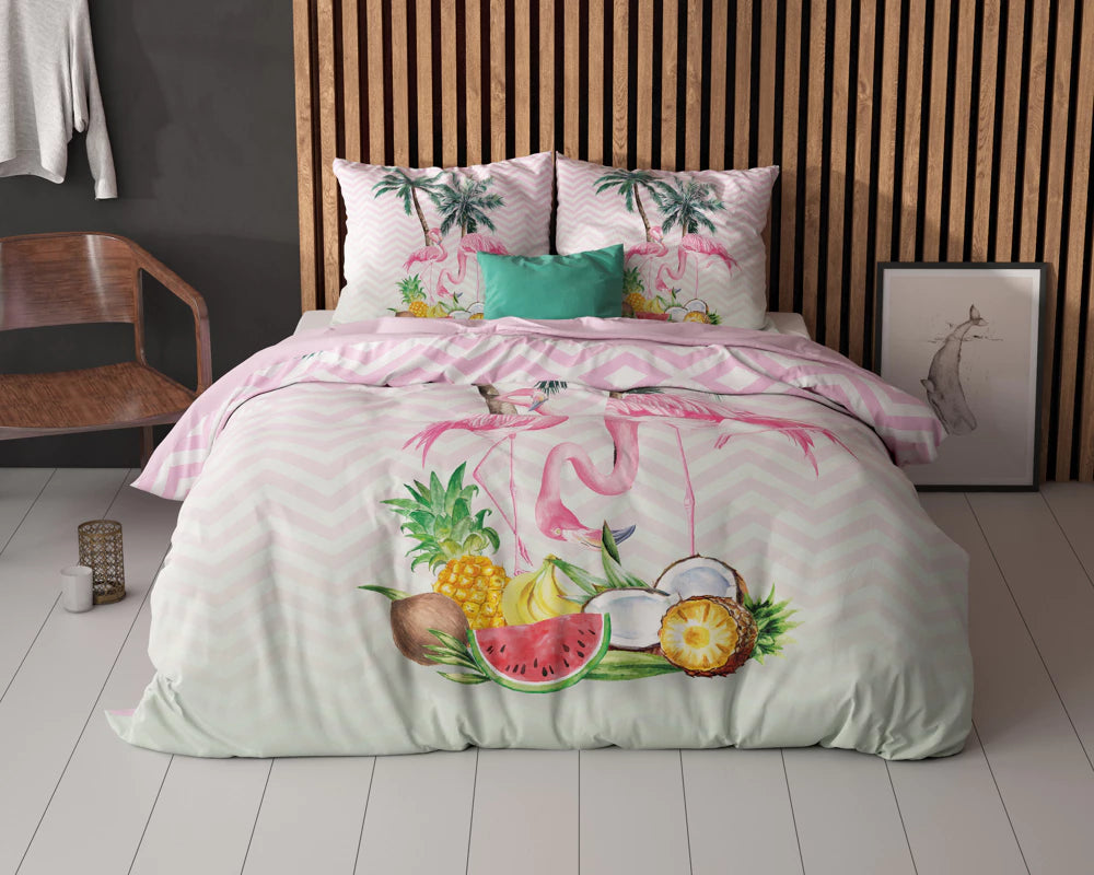 Lenjerie de pat, Sleeptime Essentials Fresh Air Blue 200x200/220, 100% microfibra, 2 fete perna, 90 GSM, antialergic