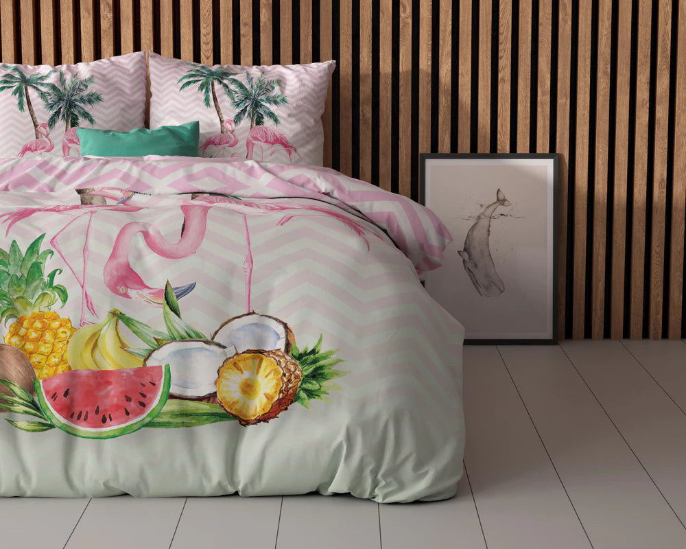 Lenjerie de pat, Sleeptime Essentials Fresh Air Blue 200x200/220, 100% microfibra, 2 fete perna, 90 GSM, antialergic