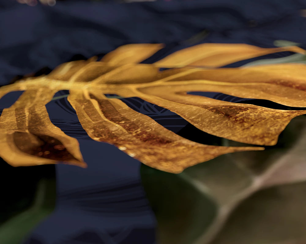 Lenjerie de pat, Dreamhouse Nature, Dark Green 140x200/220, 100% bumbac, dublu fata, T144, 1 fata perna, antialergic