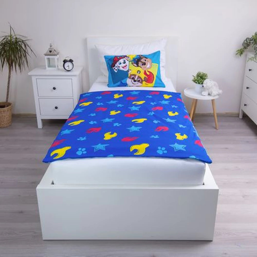 Lenjerie de pat Paw Patrol Days Ahead 100x135, 100% bumbac, 1 fata perna 40x60, pentru copii
