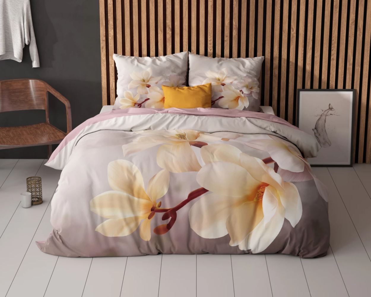 Lenjerie de pat, Sleeptime Essentials Isaline Multi 200 x 200/220 cm, 100% Microfibra, 2 Fete de Perna, 90 GSM