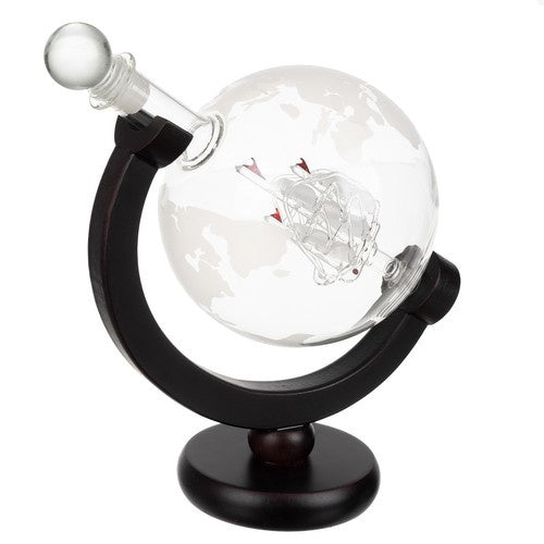 Set pahare si decantor pentru Whisky Malatec, 2 pahare 250 ml, decantor 850 ml, sticla transparenta, stil modern